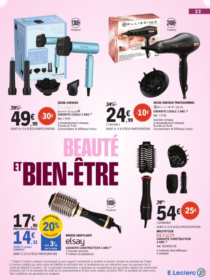E.Leclerc catalogue du 01/09 au 13/09/2026 – page 23