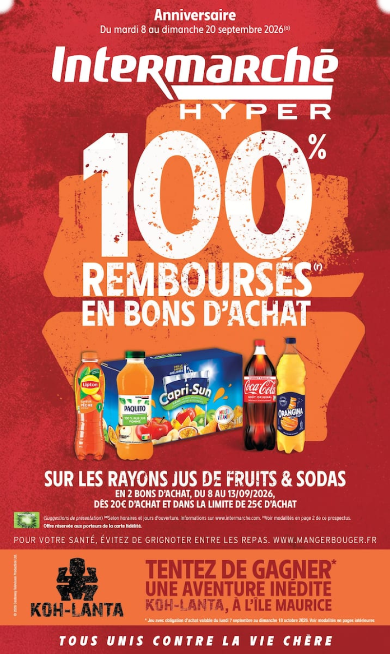 Intermarché Hyper catalogue du 08/09 au 21/09/2026 – page 1