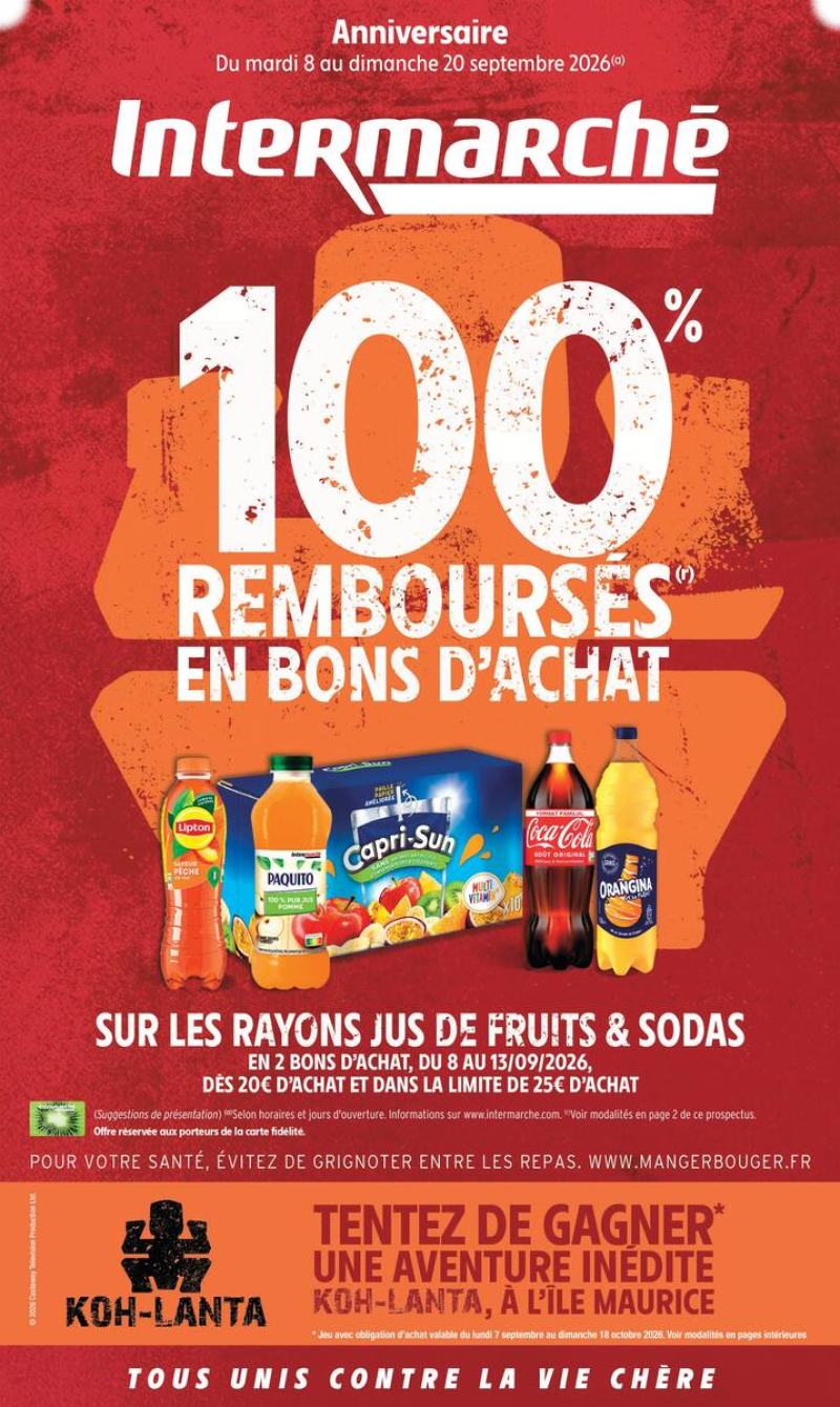 Intermarché Super catalogue du 08/09 au 21/09/2026 – page 1