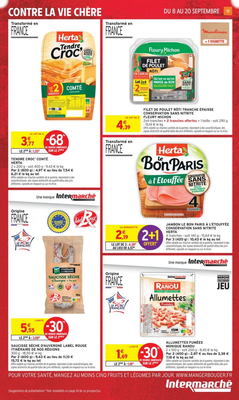 Intermarché Super catalogue du 08/09 au 21/09/2026 – page 19