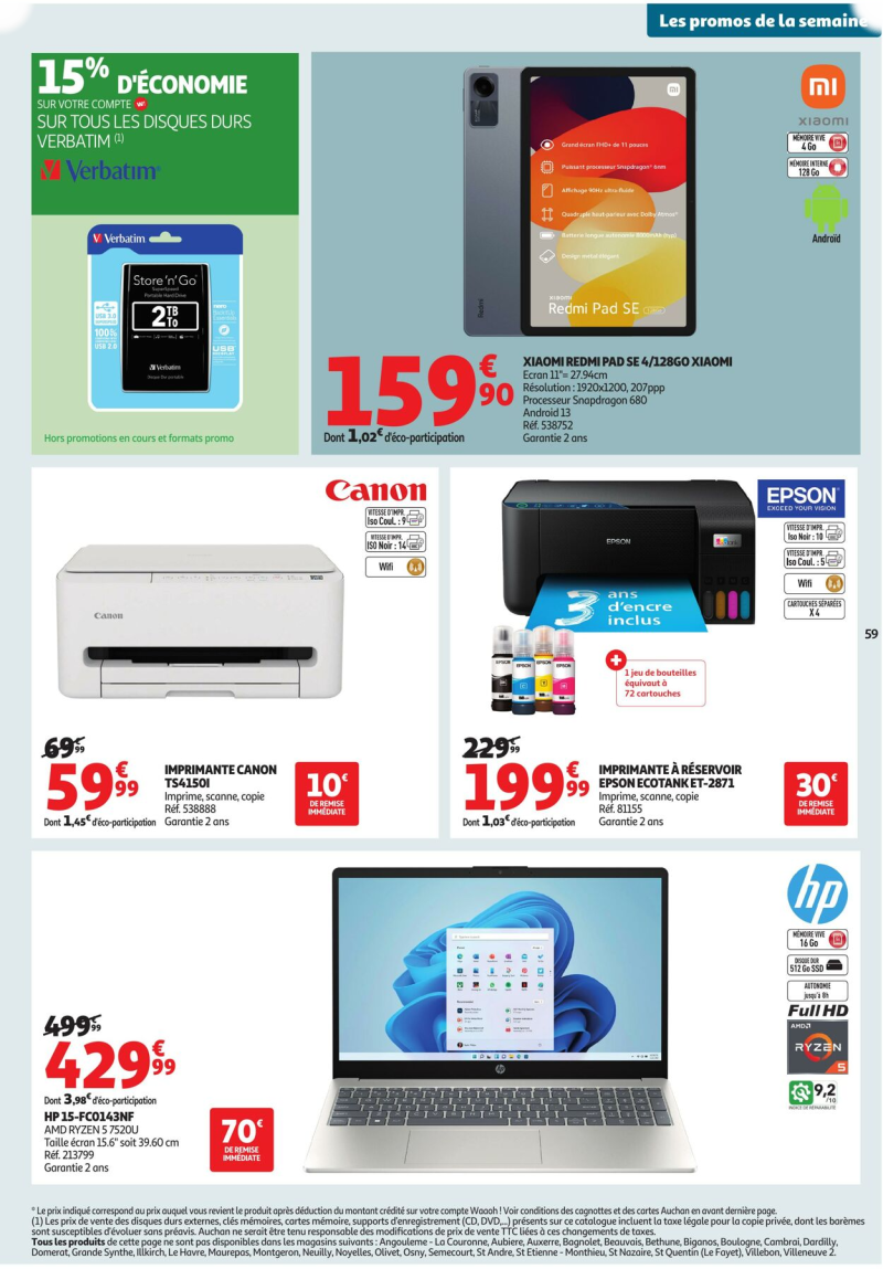 Auchan catalogue du 28/10 au 10/11/2025 – page 59