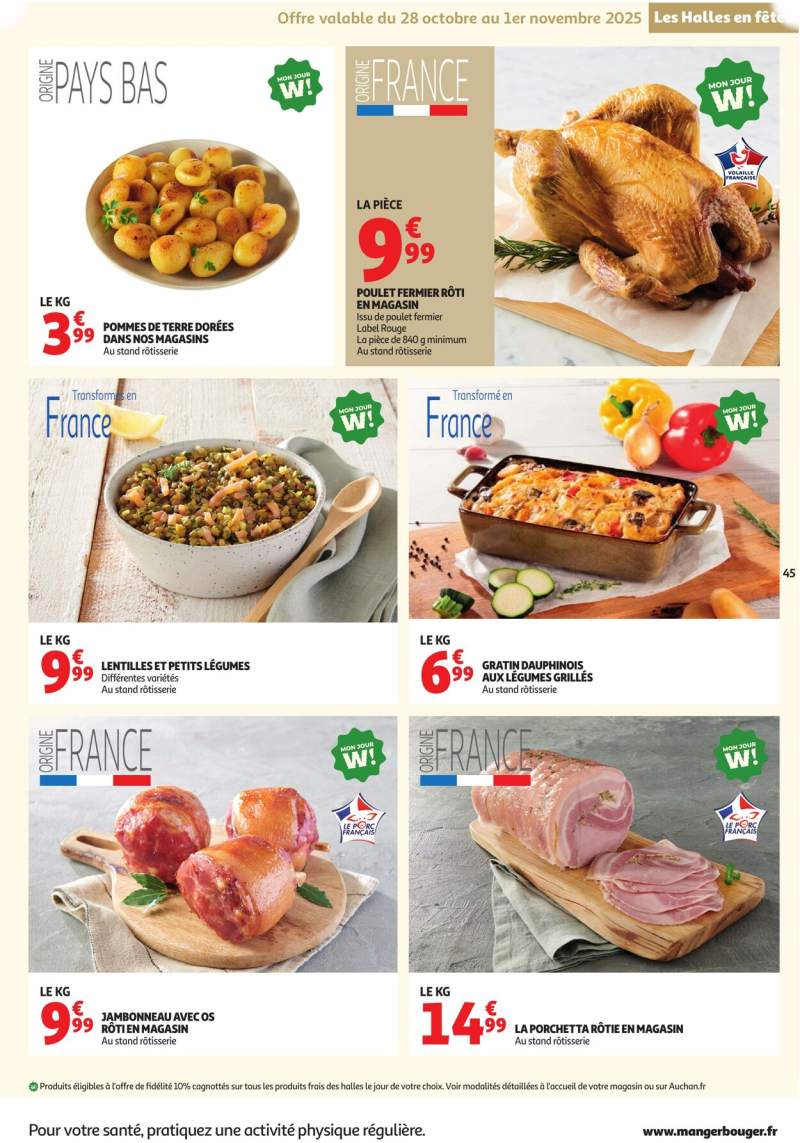 Auchan catalogue du 28/10 au 10/11/2025 – page 45