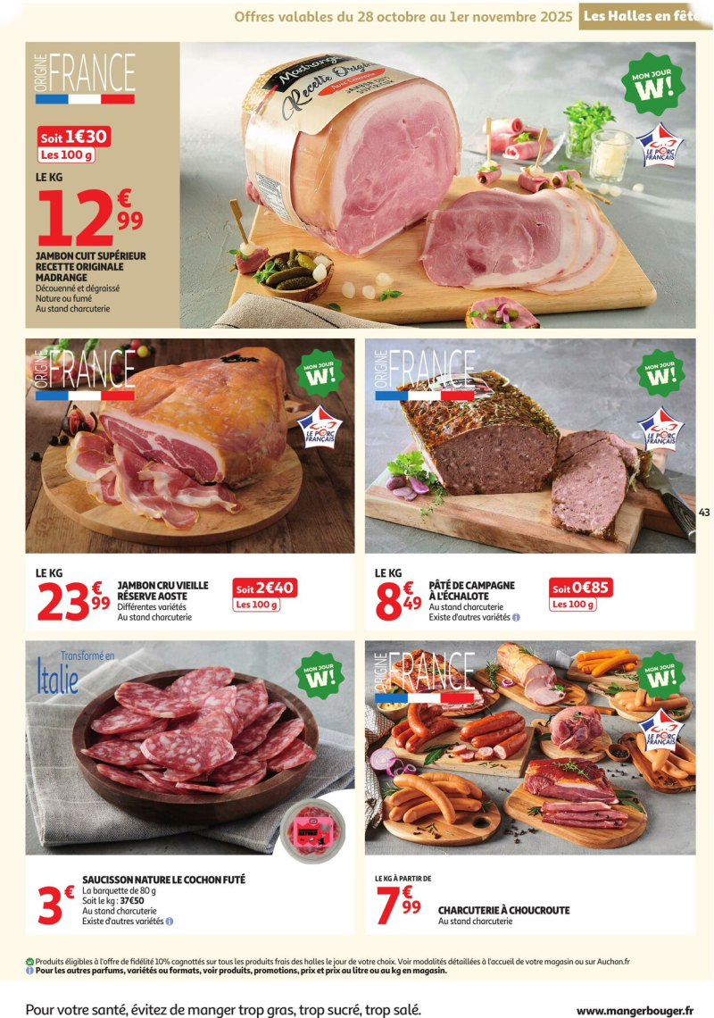 Auchan catalogue du 28/10 au 10/11/2025 – page 43