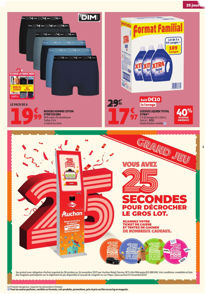 Auchan catalogue du 28/10 au 10/11/2025 – page 3