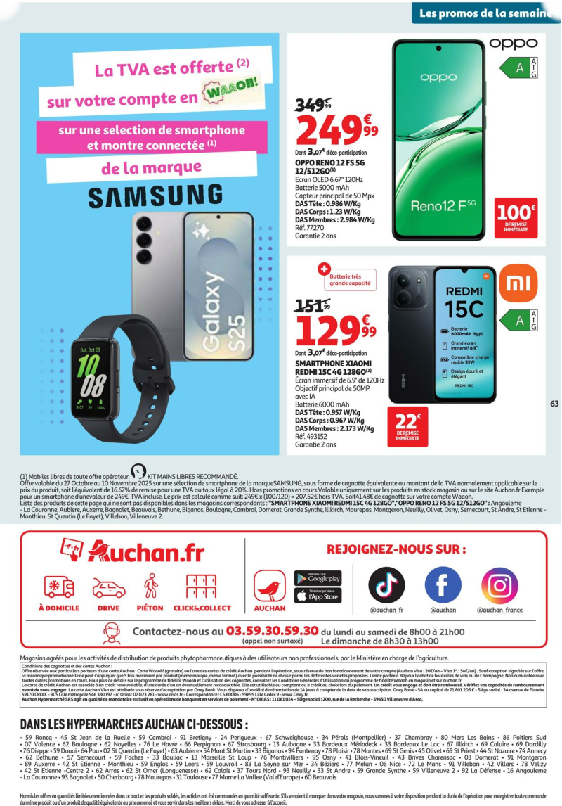 Auchan catalogue du 28/10 au 10/11/2025 – page 63