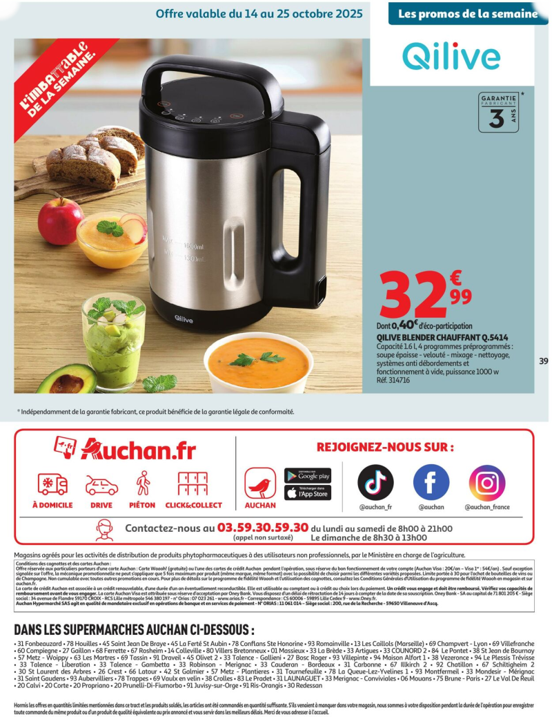Auchan catalogue du 14/10 au 26/10/2025 – page 39