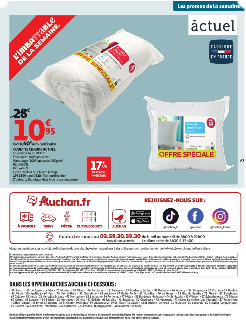 Auchan catalogue du 07/10 au 20/10/2025 – page 63