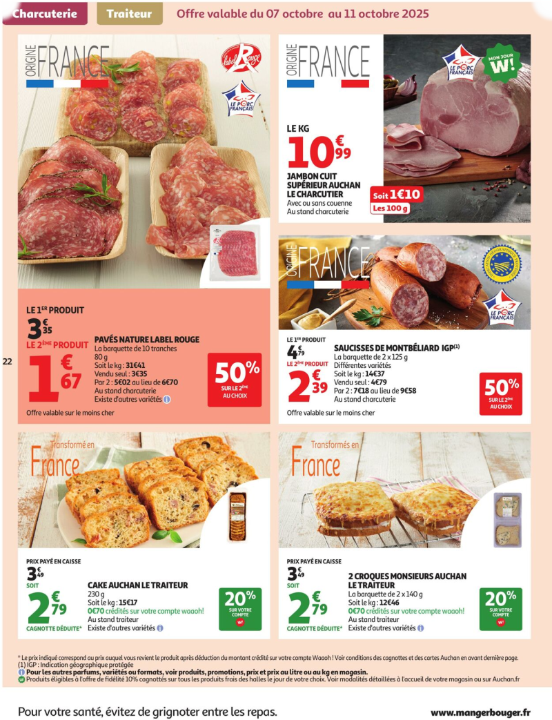 Auchan catalogue du 07/10 au 20/10/2025 – page 22