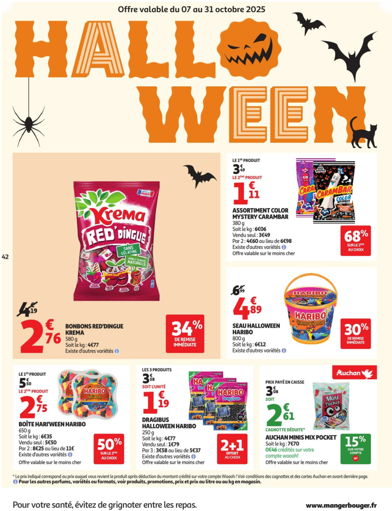 Auchan catalogue du 07/10 au 20/10/2025 – page 42