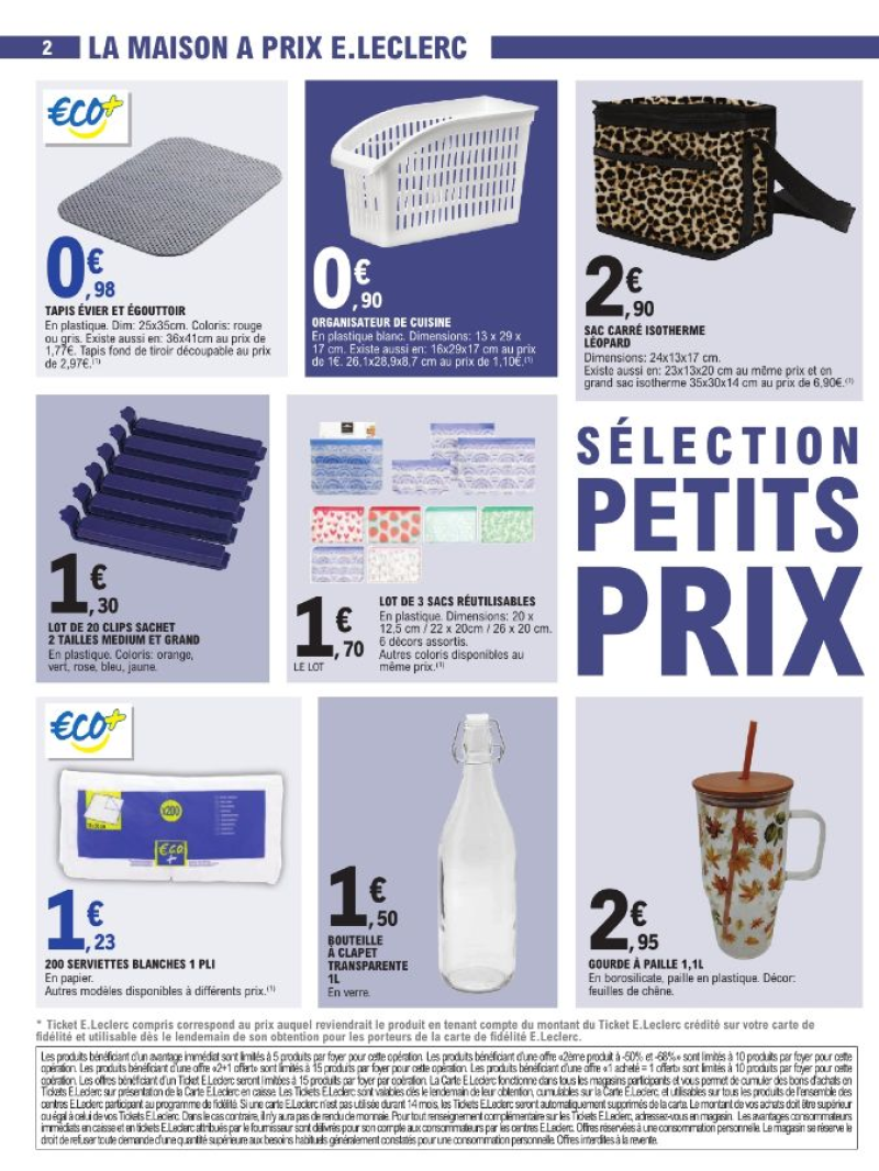 E.Leclerc catalogue du 08/09 au 20/09/2026 – page 2