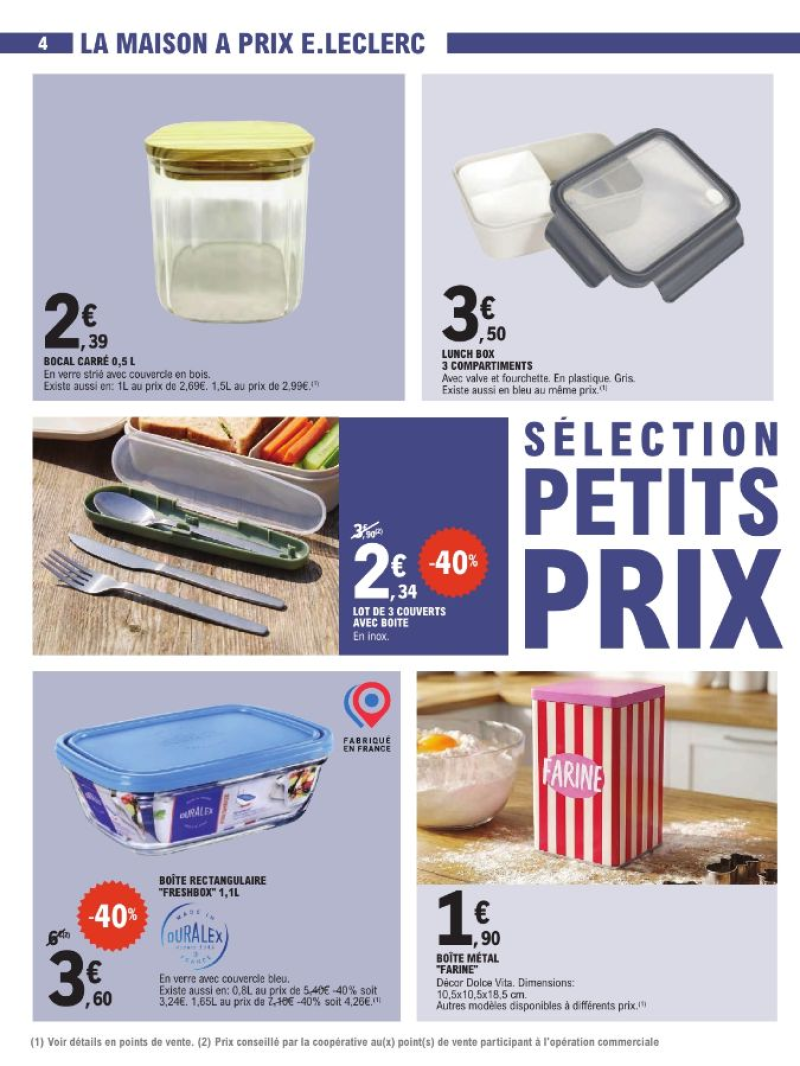 E.Leclerc catalogue du 08/09 au 20/09/2026 – page 4