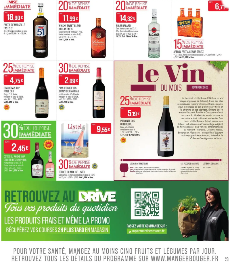 Supermarchés Match catalogue du 25/08 – page 23