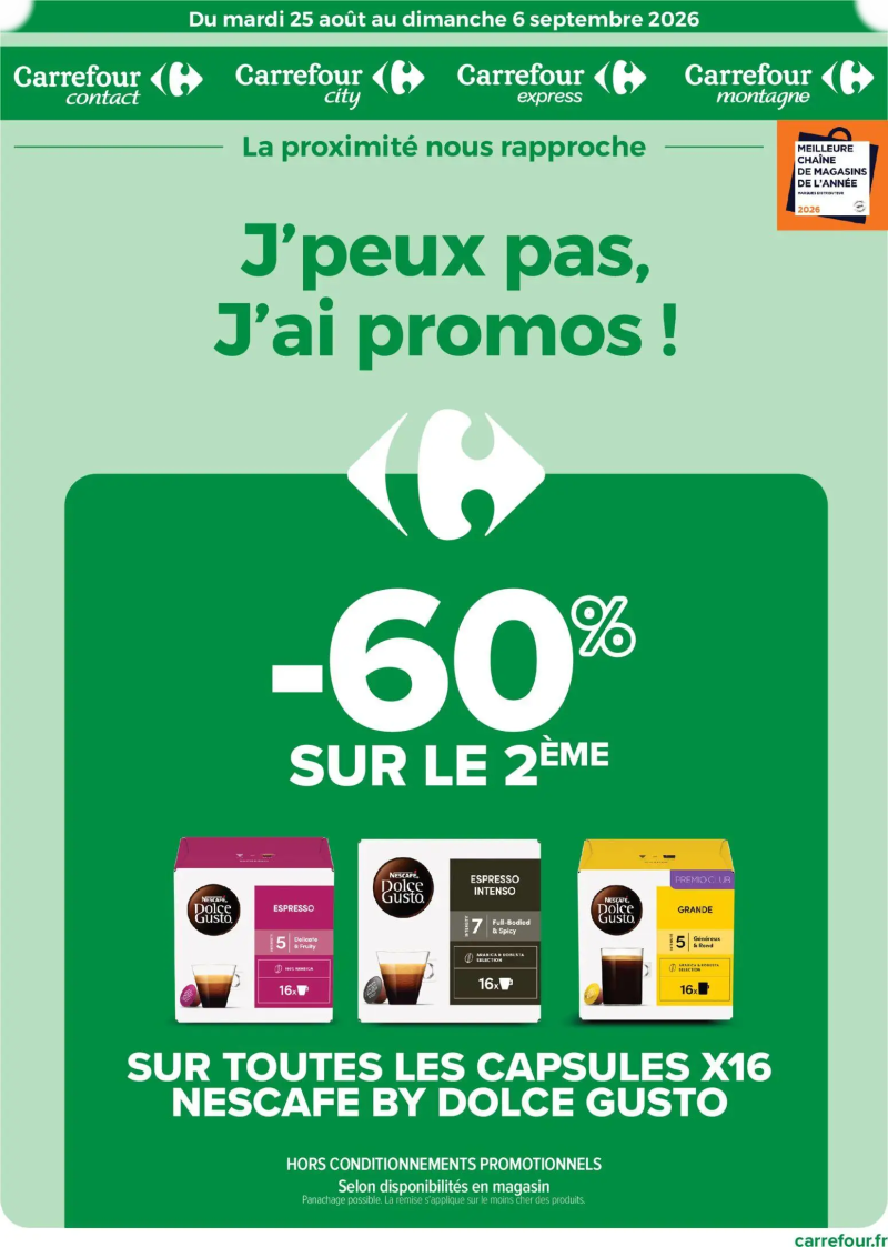 Carrefour Contact catalogue du 25/08 – page 1