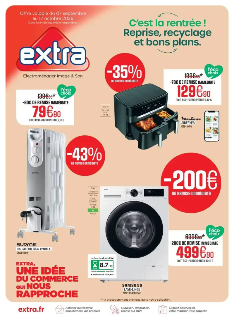 Extra catalogue du 07/09 au 18/10/2026 – page 1