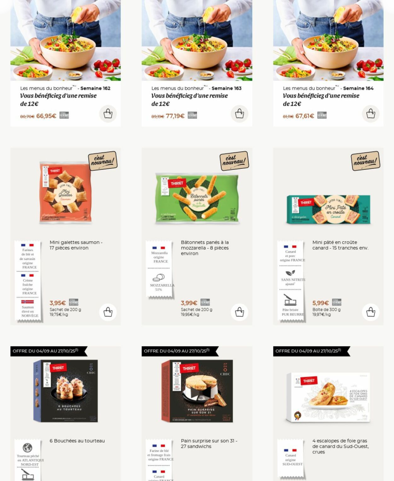 Thiriet catalogue du 13/10 au 20/10/2025 – page 1