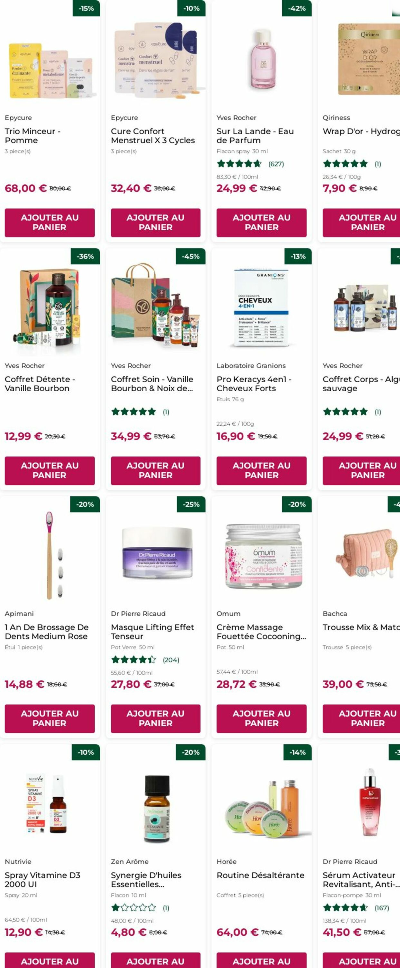 Yves Rocher catalogue du 06/10 au 16/10/2025 – page 18