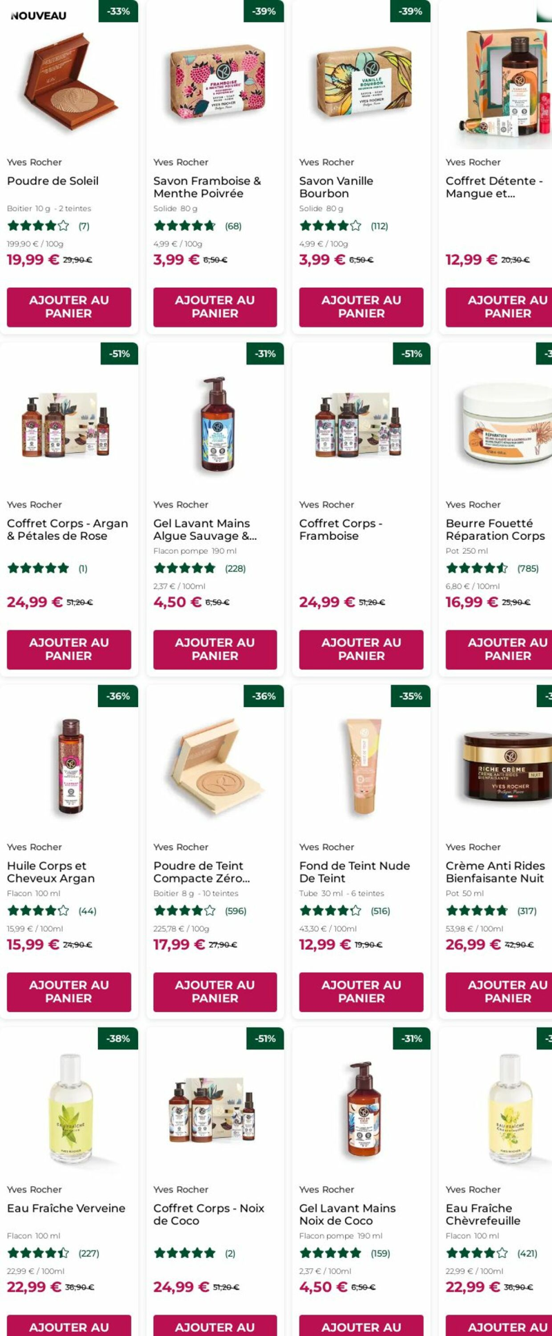 Yves Rocher catalogue du 22/09 au 02/10/2025 – page 8