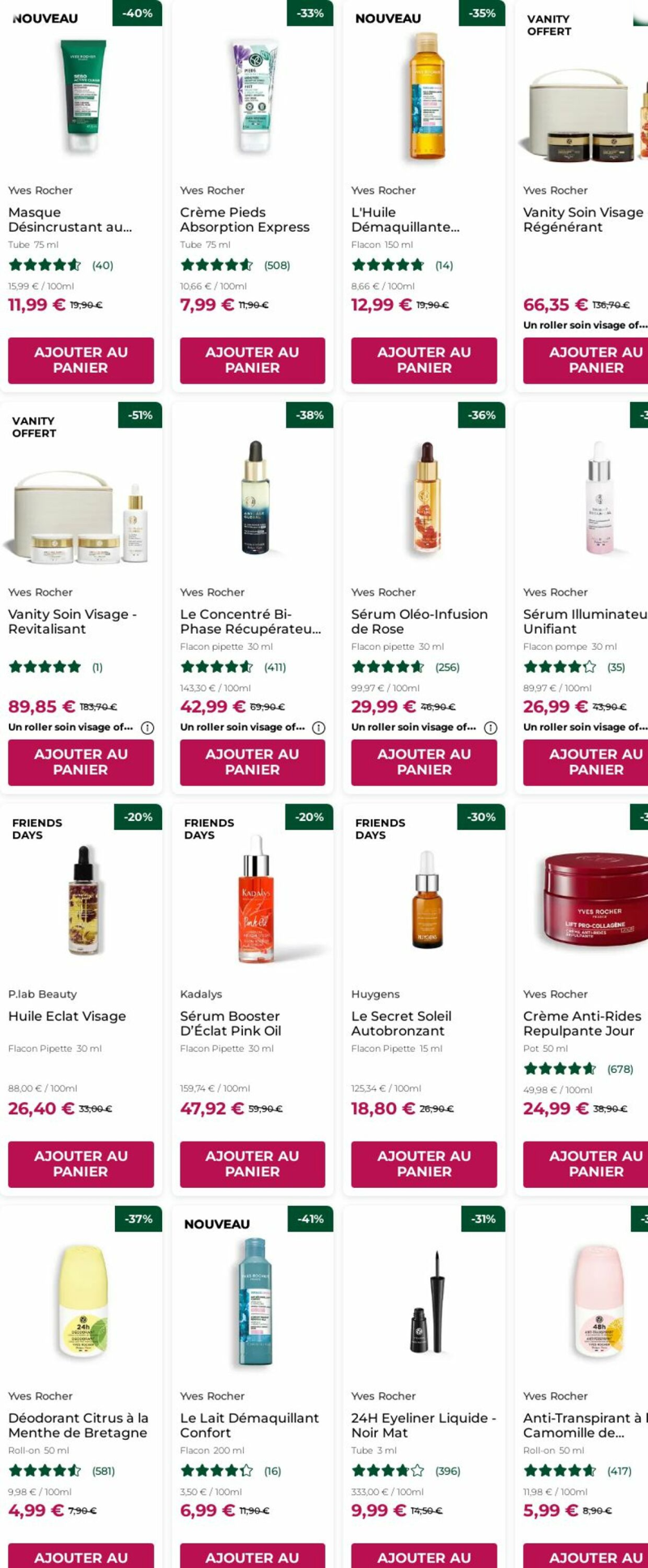 Yves Rocher catalogue du 22/09 au 02/10/2025 – page 5