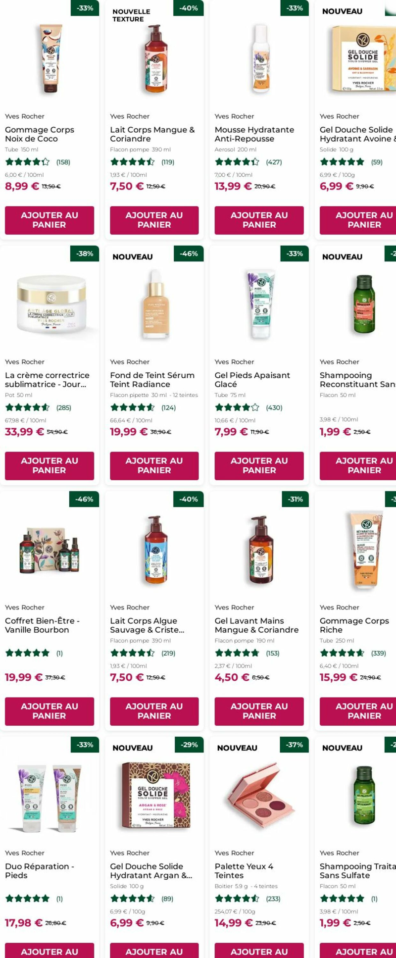 Yves Rocher catalogue du 22/09 au 02/10/2025 – page 9