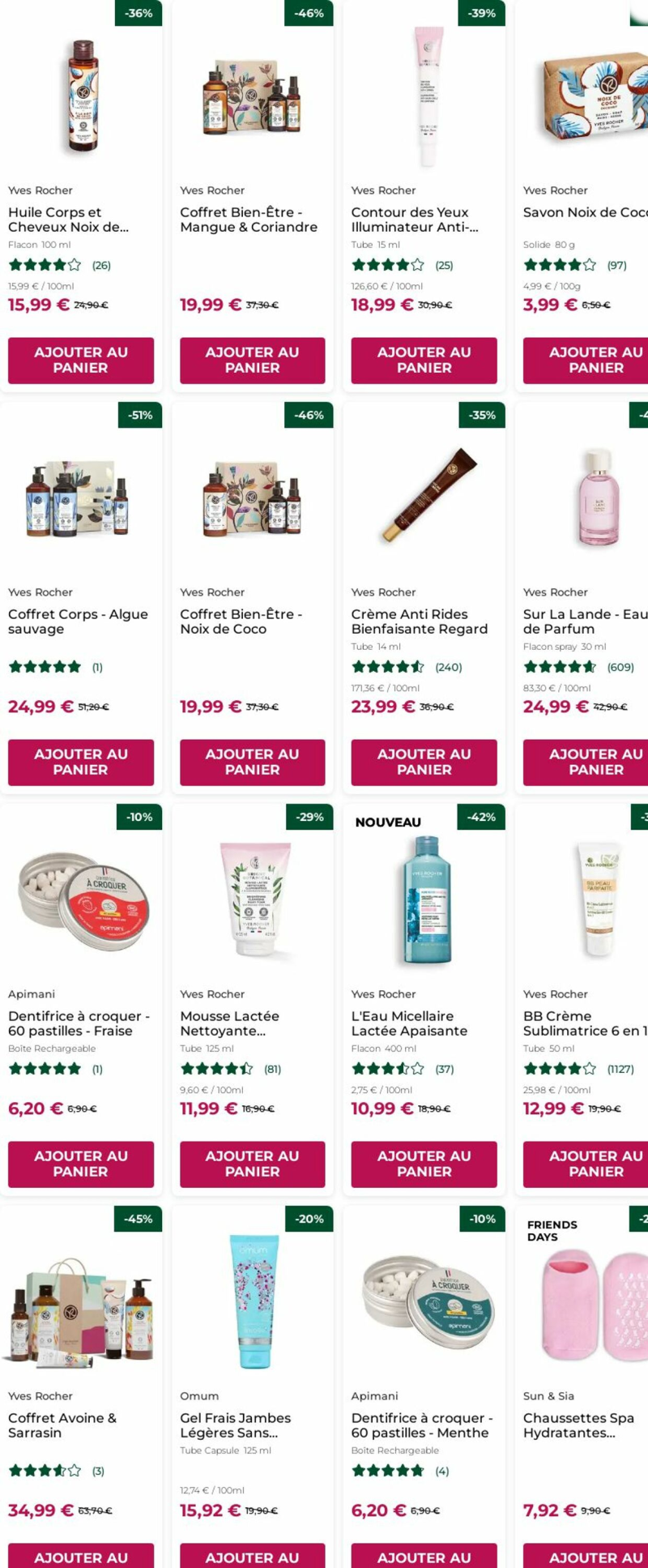 Yves Rocher catalogue du 22/09 au 02/10/2025 – page 13