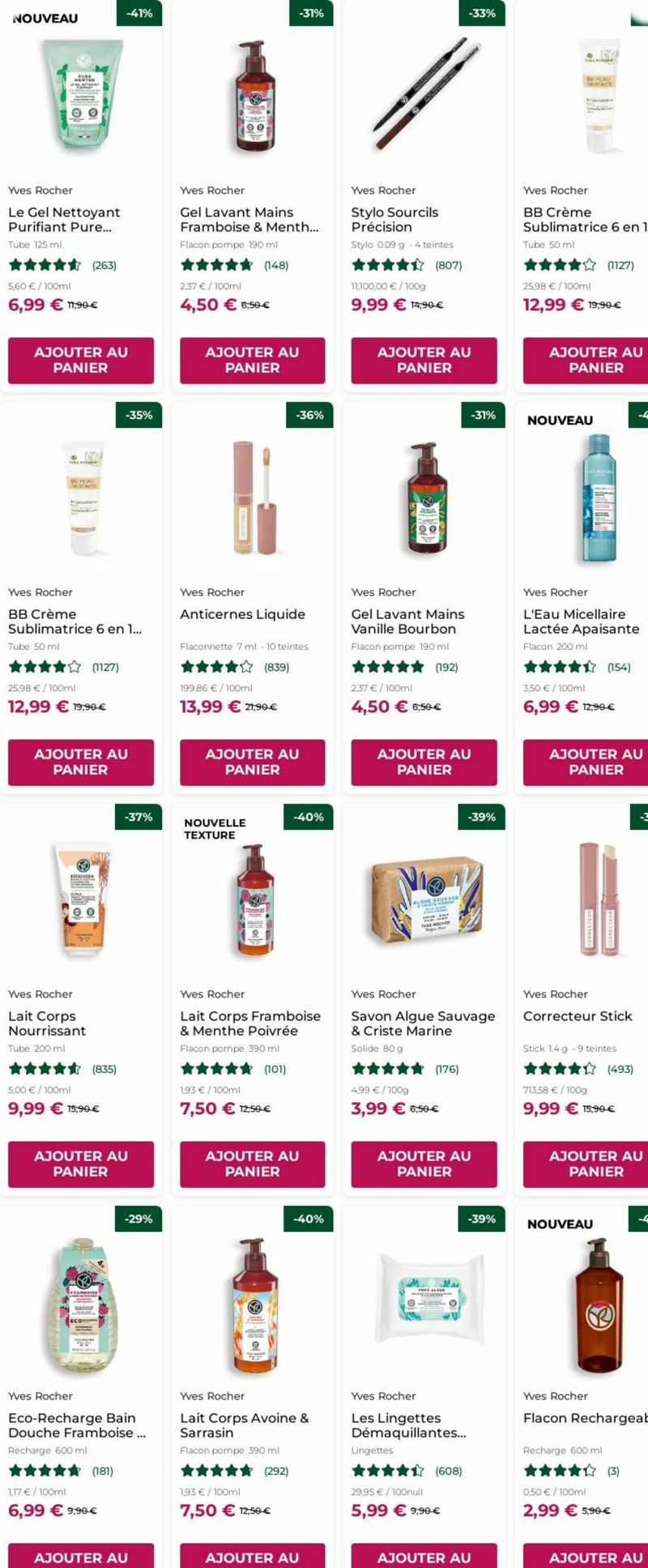 Yves Rocher catalogue du 22/09 au 02/10/2025 – page 7