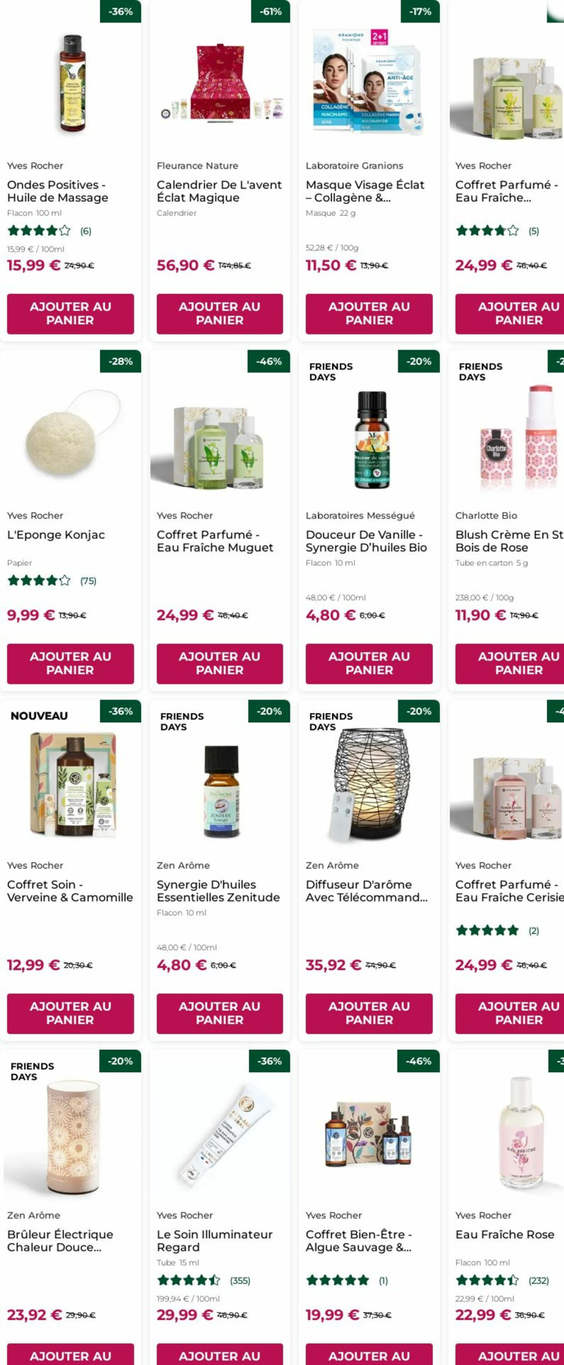 Yves Rocher catalogue du 22/09 au 02/10/2025 – page 12
