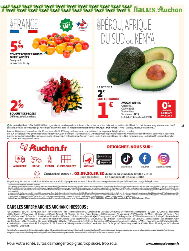 Auchan Supermarché catalogue du 08/09 au 13/09/2026 – page 15