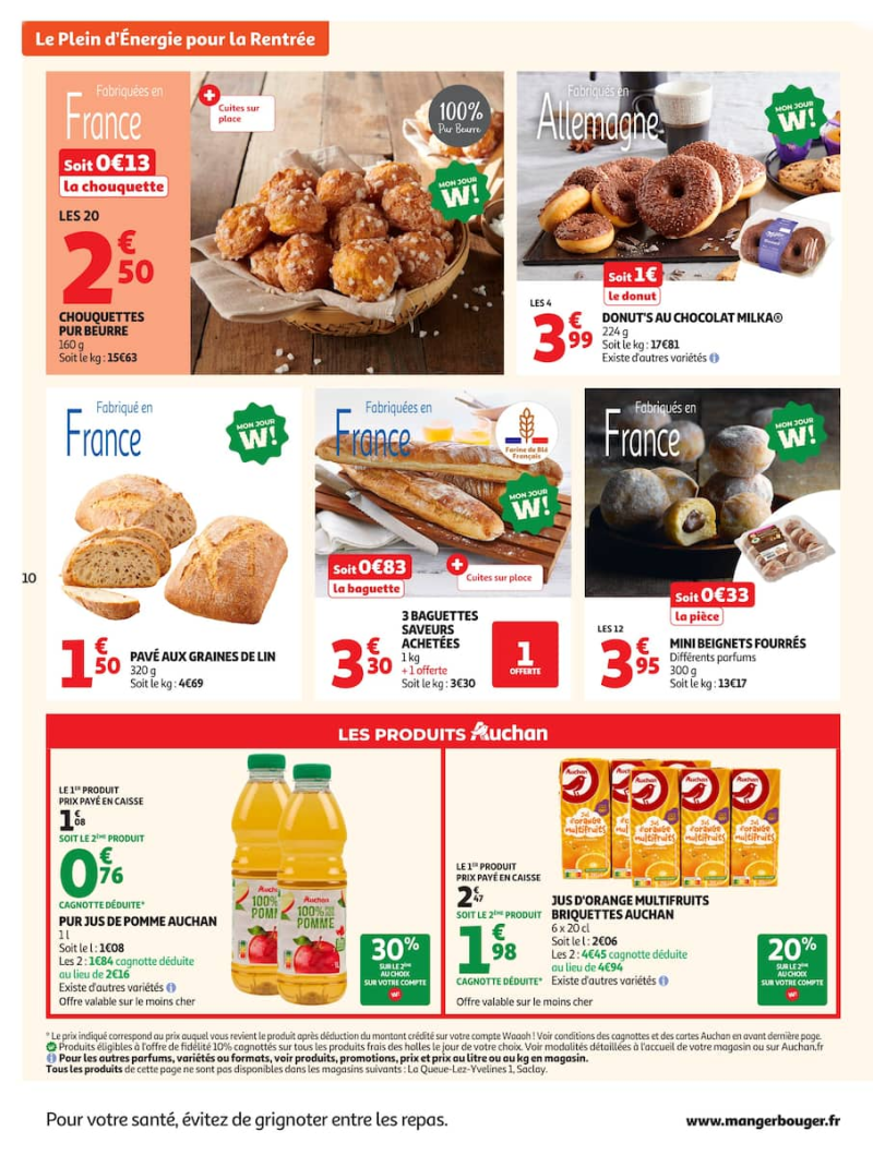 Auchan Supermarché catalogue du 08/09 au 13/09/2026 – page 10