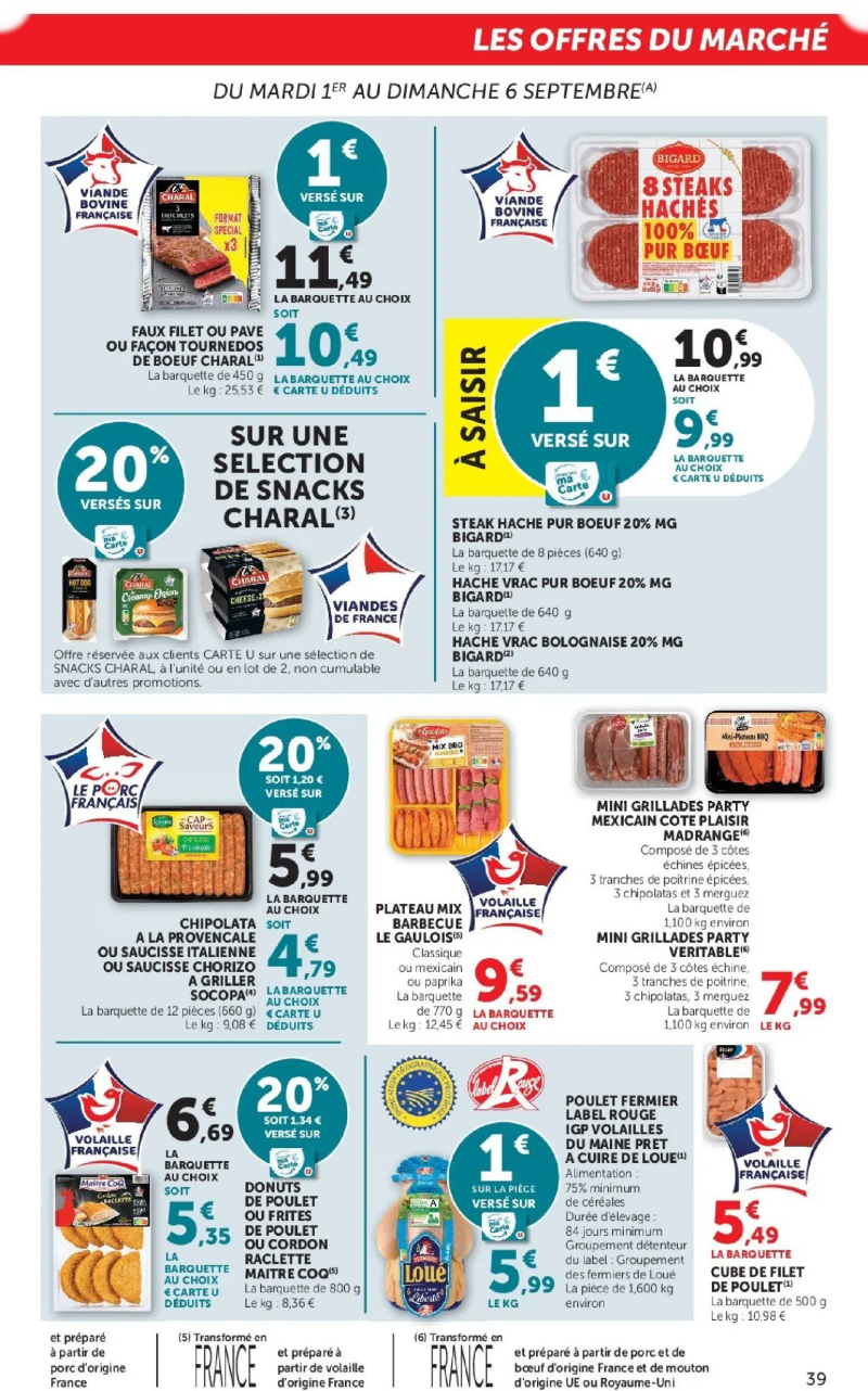 Super U catalogue du 01/09 – page 39