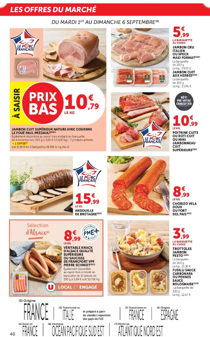 Super U catalogue du 01/09 – page 40