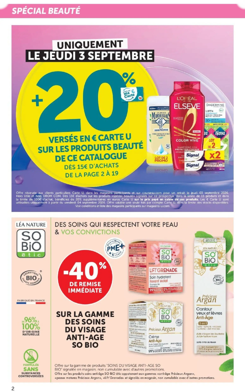 Super U catalogue du 01/09 – page 2