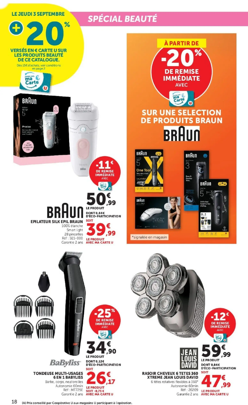 Super U catalogue du 01/09 – page 18