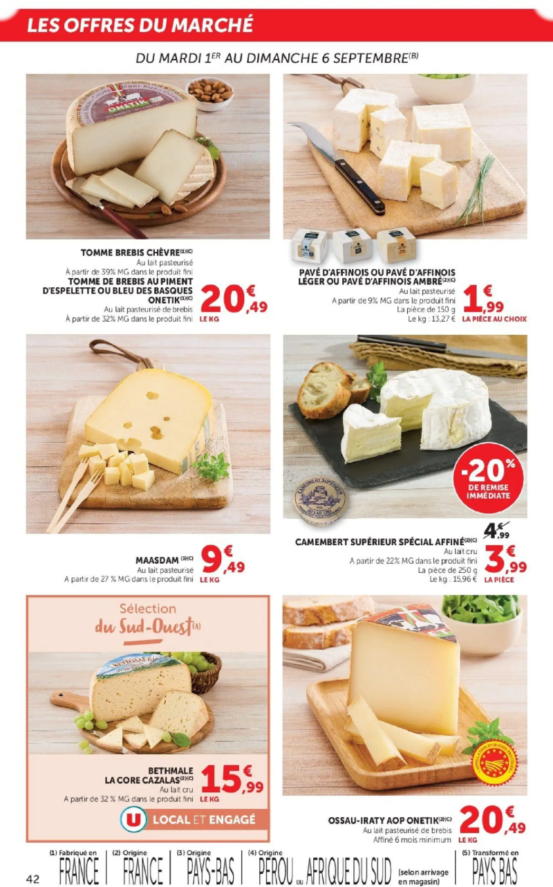 Super U catalogue du 01/09 – page 42