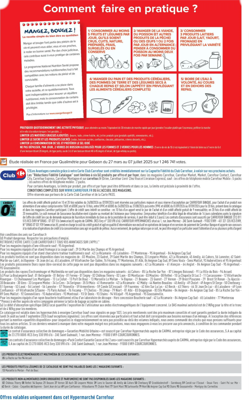 Carrefour catalogue du 24/08 – page 96