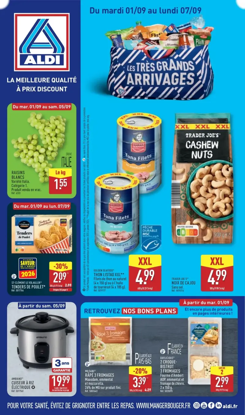Aldi catalogue du 01/09 – page 1