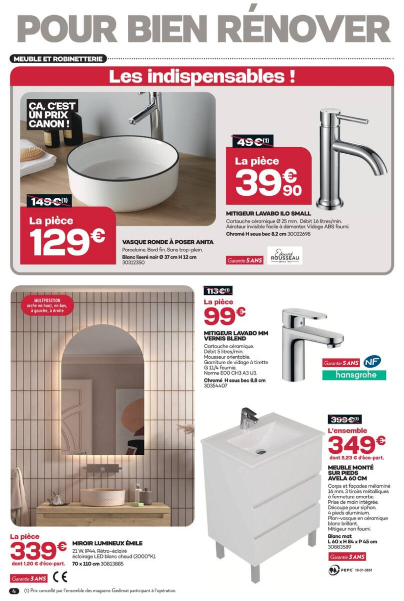 Gedimat catalogue du 09/09 au 27/09/2026 – page 4