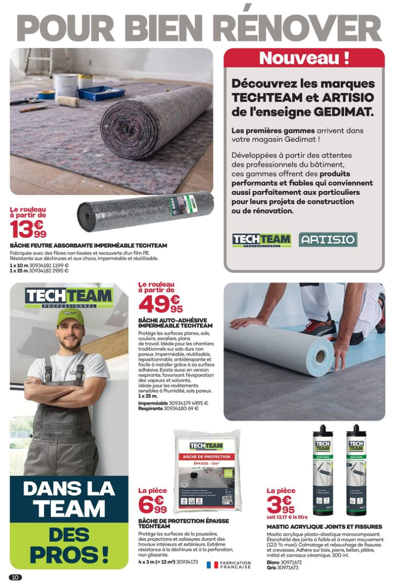 Gedimat catalogue du 09/09 au 27/09/2026 – page 10