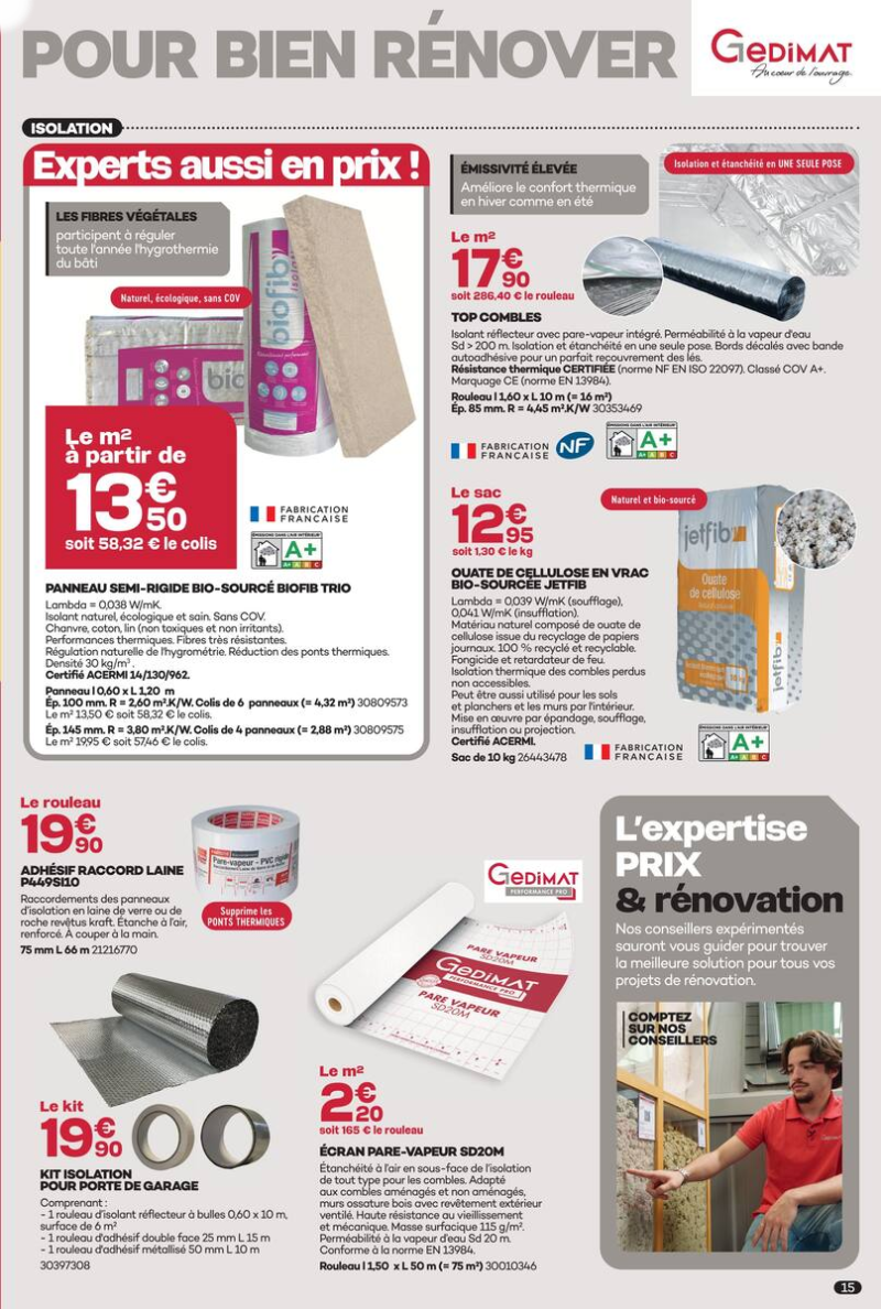 Gedimat catalogue du 09/09 au 27/09/2026 – page 15