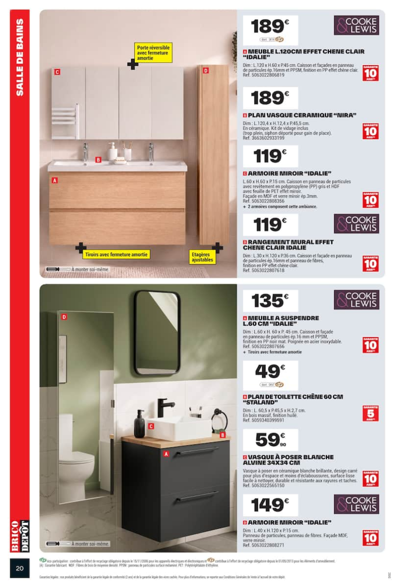 Brico Dépôt catalogue du 11/09 au 25/09/2026 – page 20