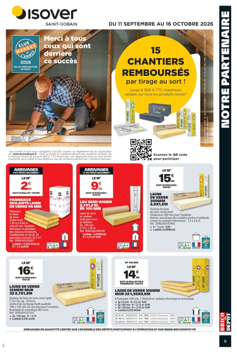 Brico Dépôt catalogue du 11/09 au 25/09/2026 – page 9