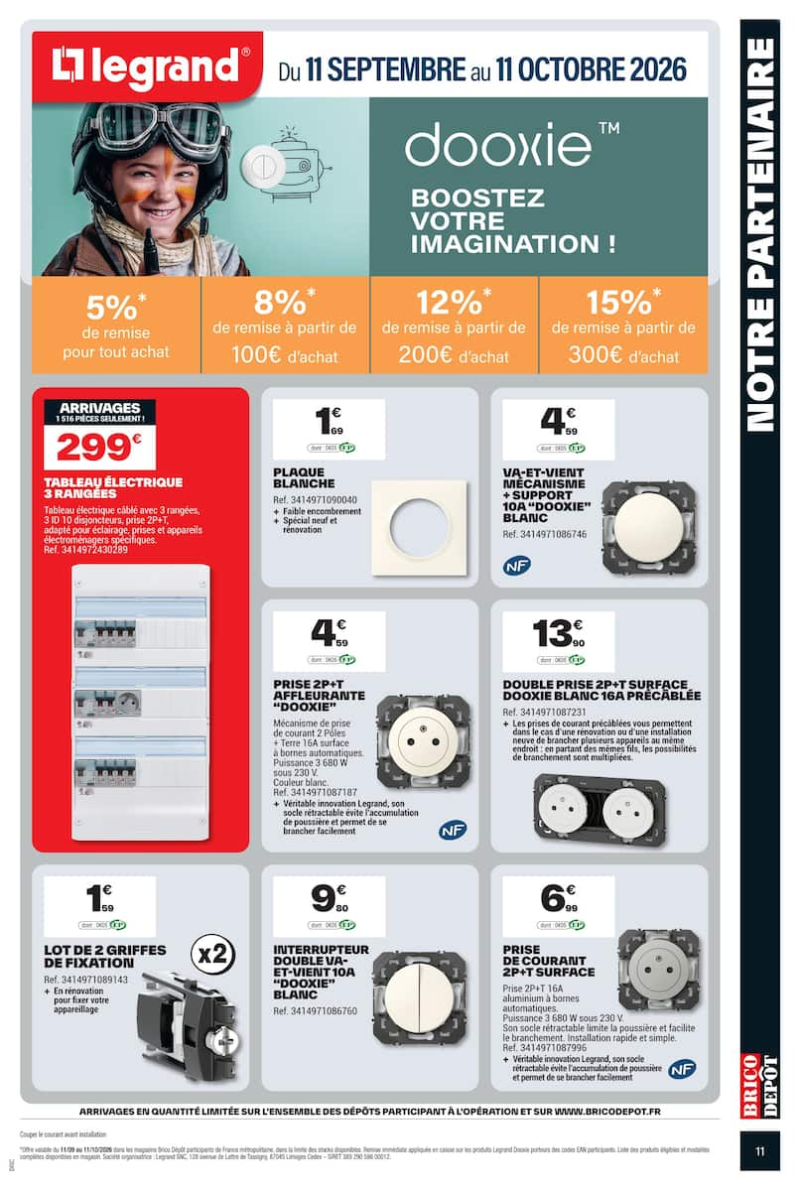 Brico Dépôt catalogue du 11/09 au 25/09/2026 – page 11