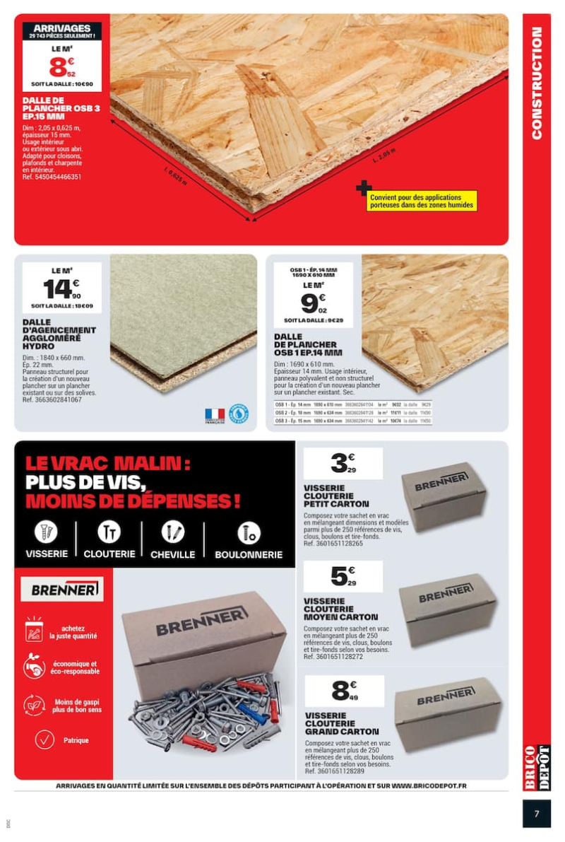 Brico Dépôt catalogue du 11/09 au 25/09/2026 – page 7