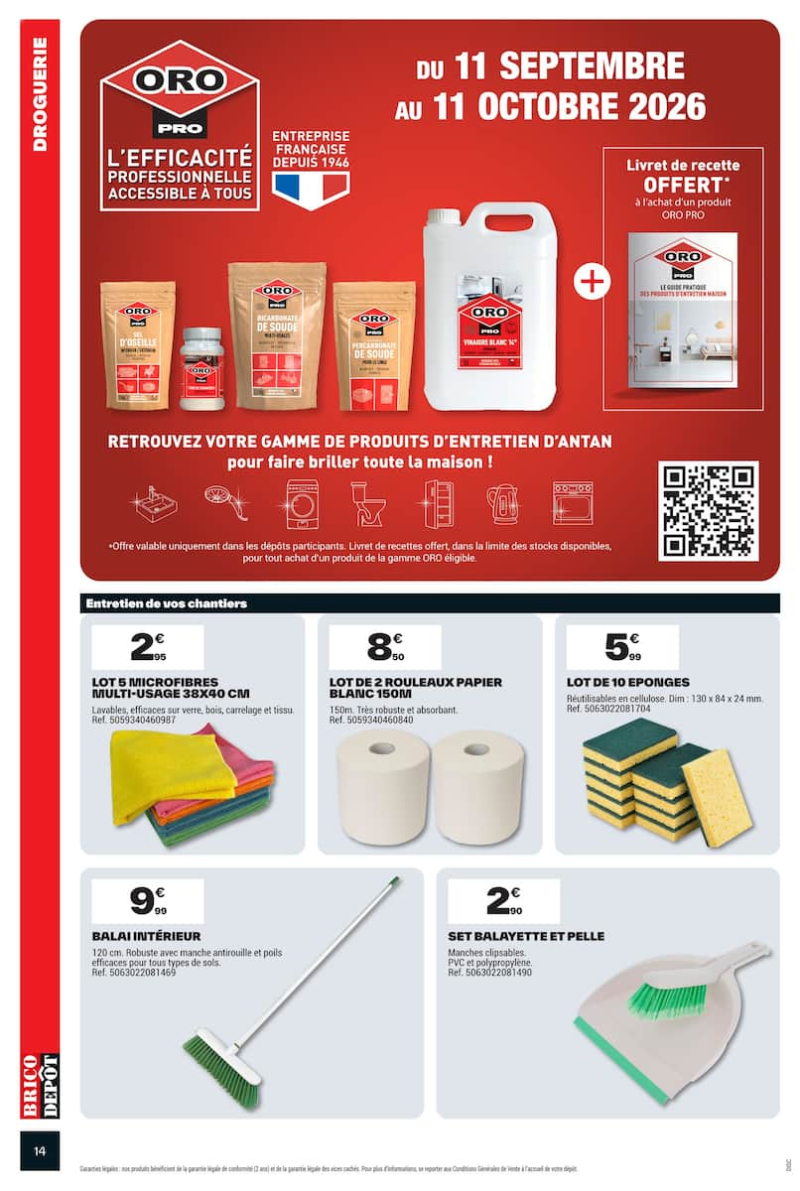 Brico Dépôt catalogue du 11/09 au 25/09/2026 – page 14
