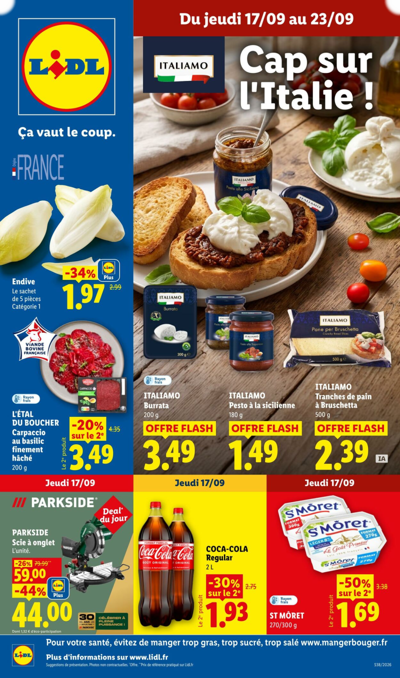 Lidl catalogue du 13/09 au 24/09/2026 – page 1