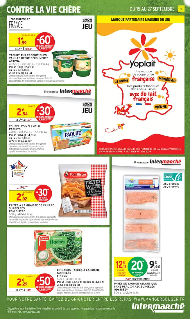 Intermarché Express catalogue du 15/09 au 28/09/2026 – page 9