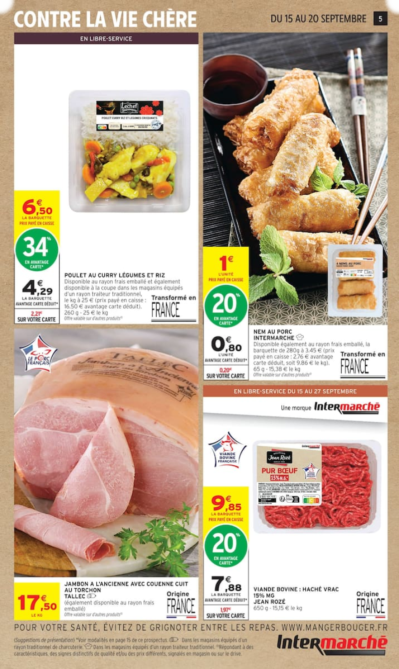 Intermarché Express catalogue du 15/09 au 28/09/2026 – page 5