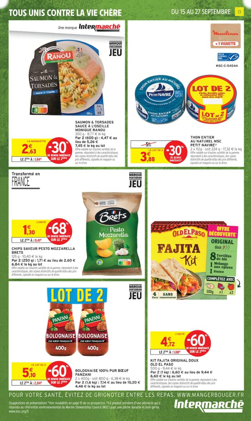 Intermarché Express catalogue du 15/09 au 28/09/2026 – page 13