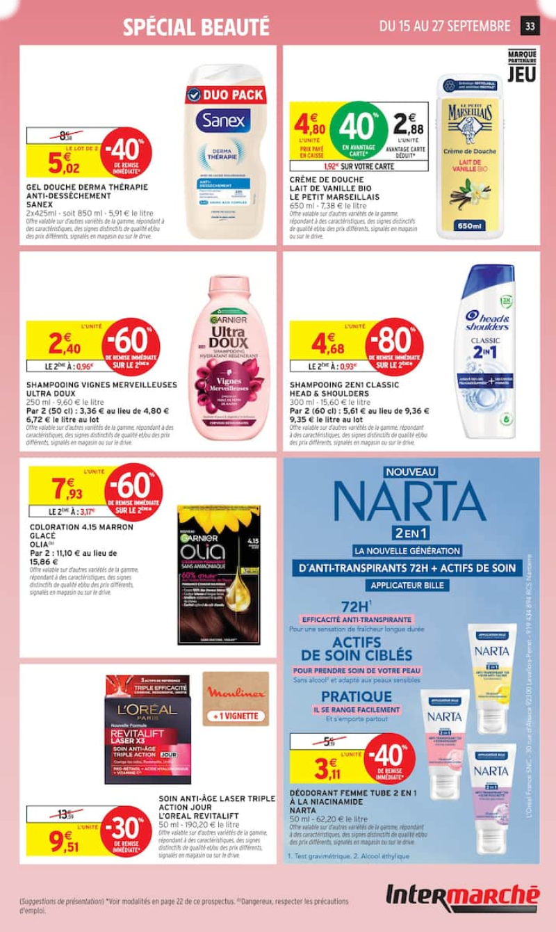 Intermarché Super catalogue du 15/09 au 28/09/2026 – page 33