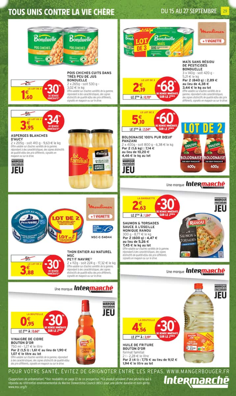 Intermarché Super catalogue du 15/09 au 28/09/2026 – page 29