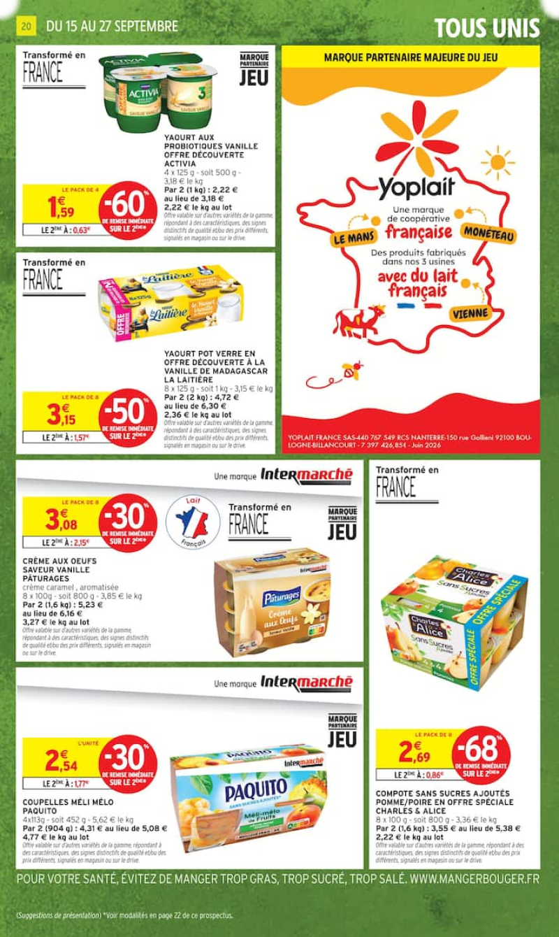 Intermarché Super catalogue du 15/09 au 28/09/2026 – page 20